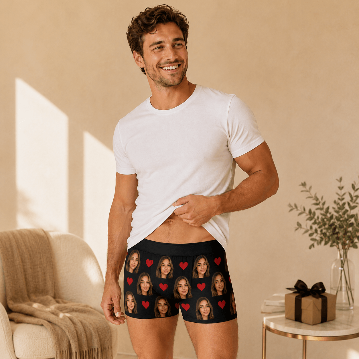 Hero image boxers with face on it